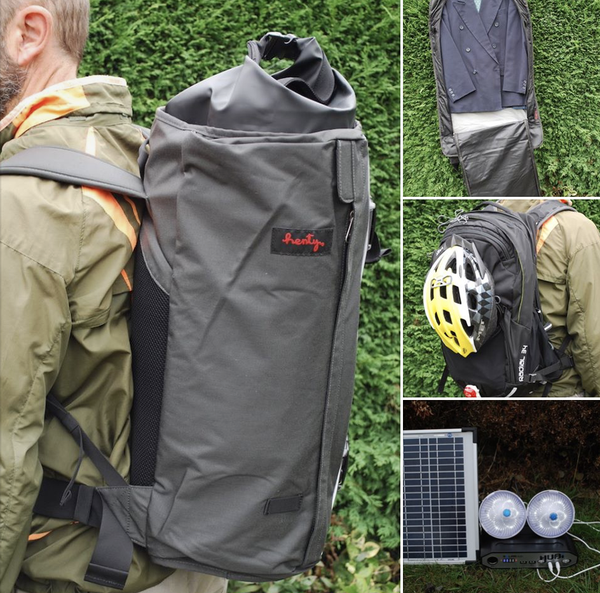 Bike packs and solar kit