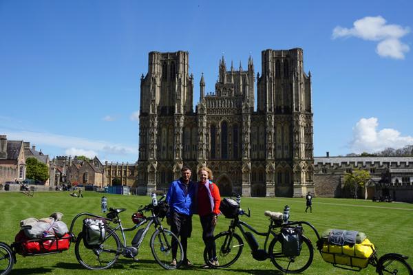 Electric bike touring in England