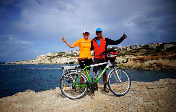 Electric bike touring Cyprus
