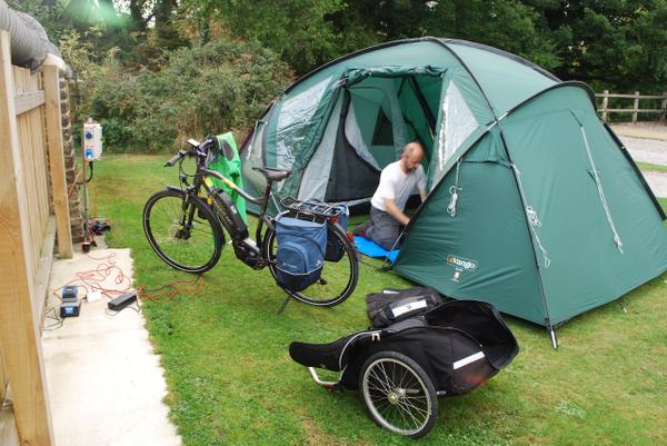 electric bike camping