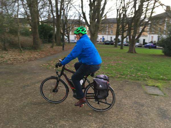 Ed Pope out riding
