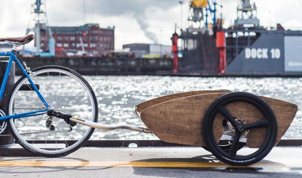 Electric bike trailer
