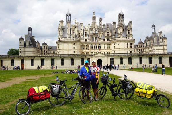 Electric bike touring in France