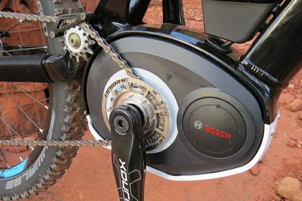 Bosch mid drive motor on Haibike FS RX