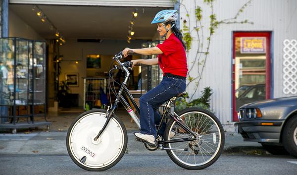 Commuting on an electric bike