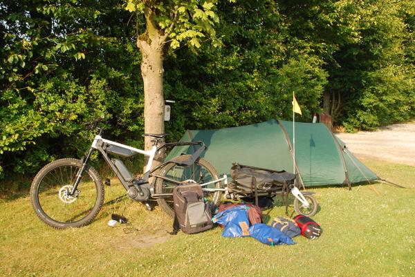 electric bike camping