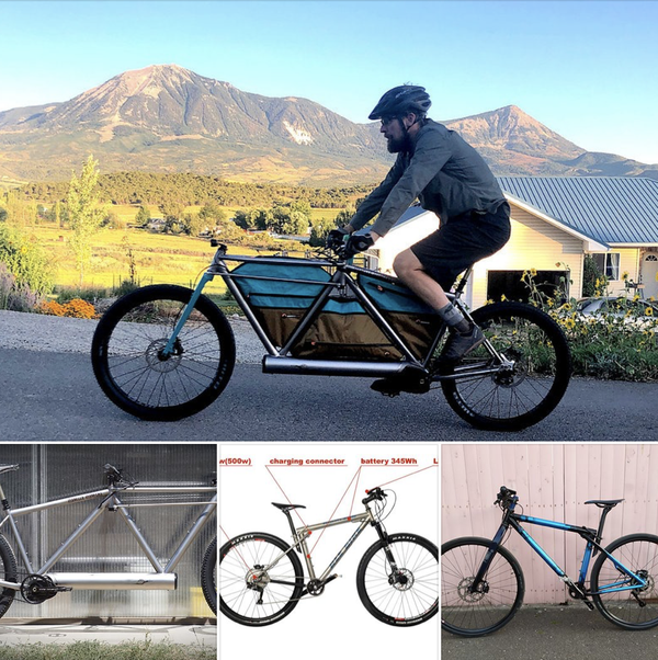 Titanium electric bikes