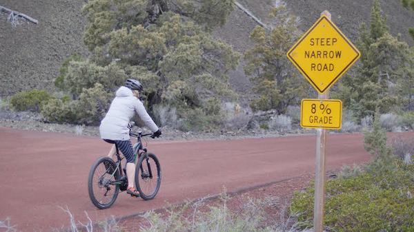 Electric mountain biking
