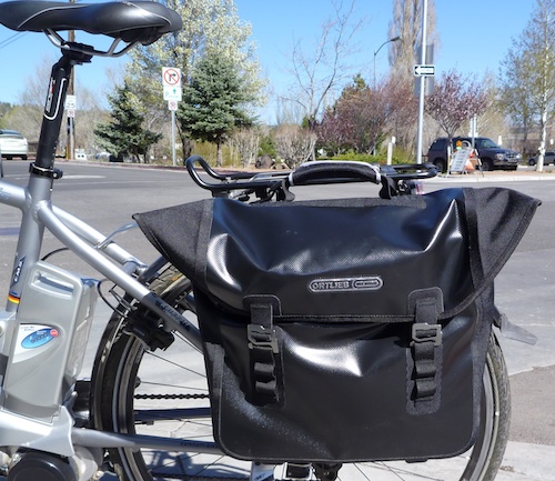 Waterproof Ortlieb bike bags