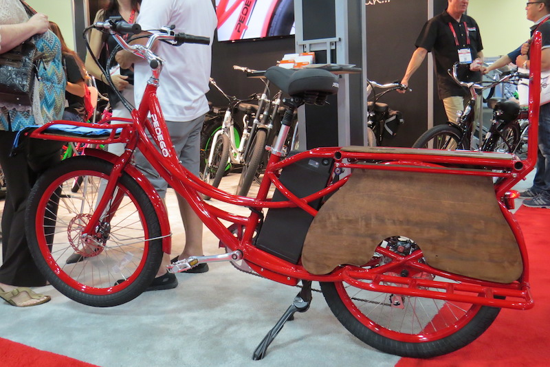 Pedego Stretch electric cargo bike