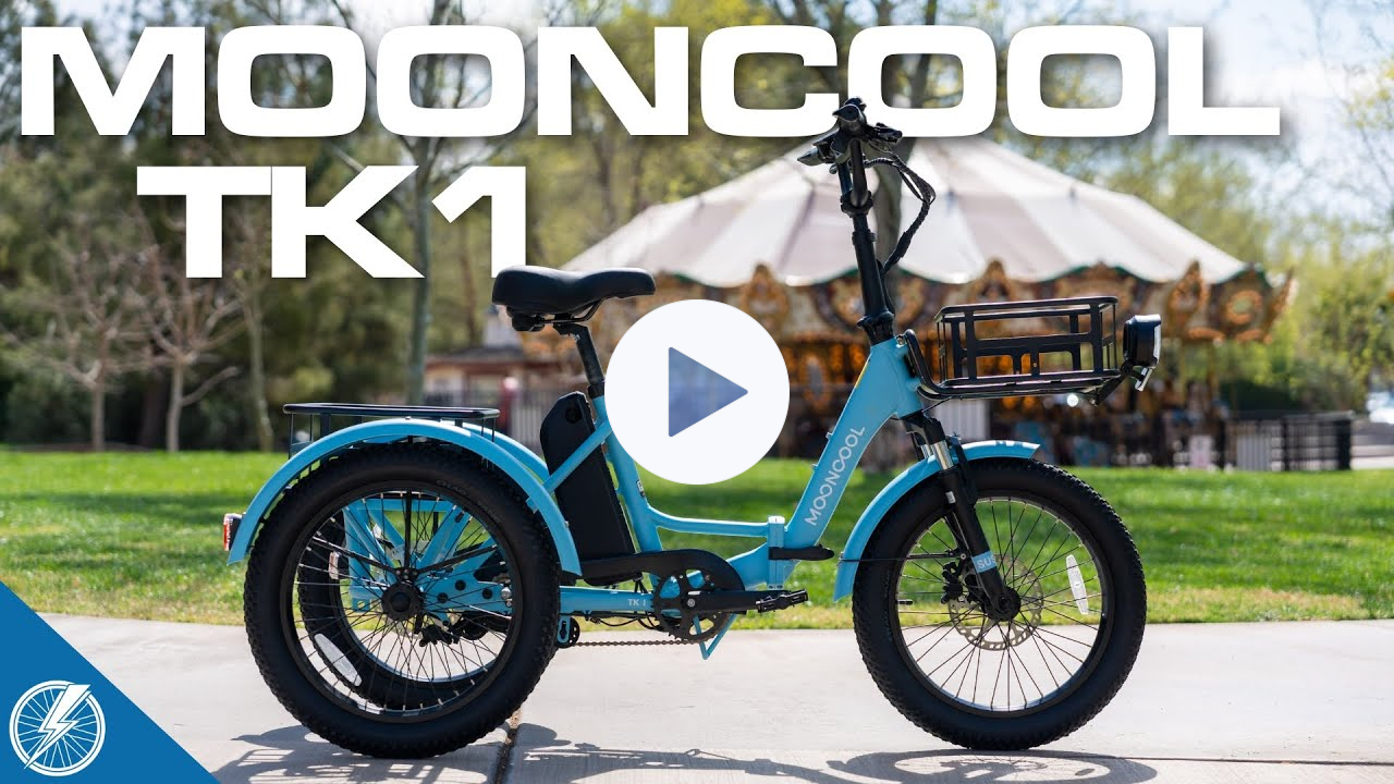 Mooncool TK1 Folding Electric Trike Review | Cool & Colorful