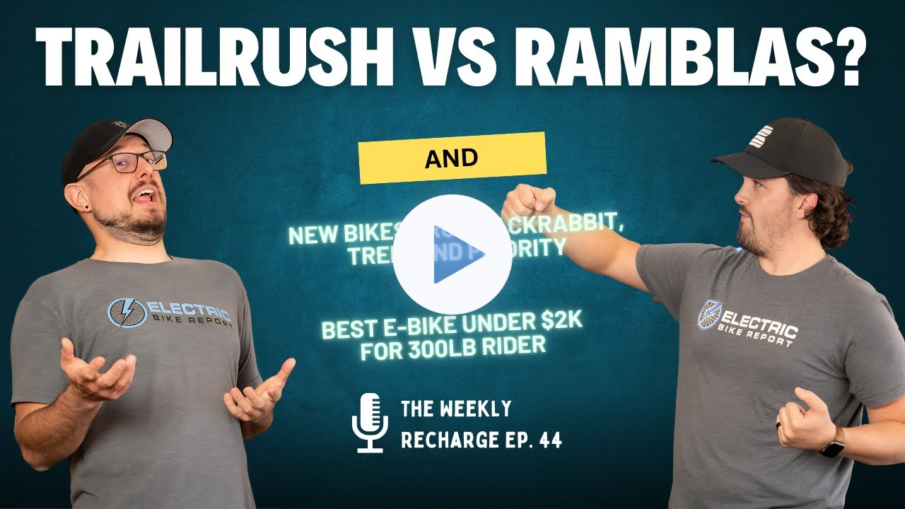 JackRabbit MG Launch, Trek Fuel+ & Priority Skyline | TrailRush vs Ramblas & E-Bike Q&A TWR Ep 44