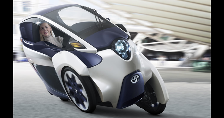 Toyota i-ROAD fully enclosed electric trike