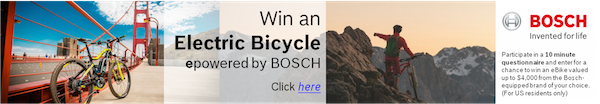 Win a Bosch powered electric bike