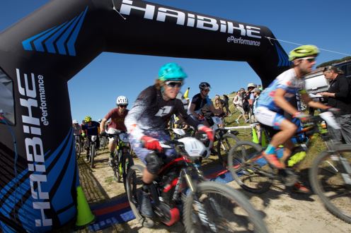 Electric mountain bike racing