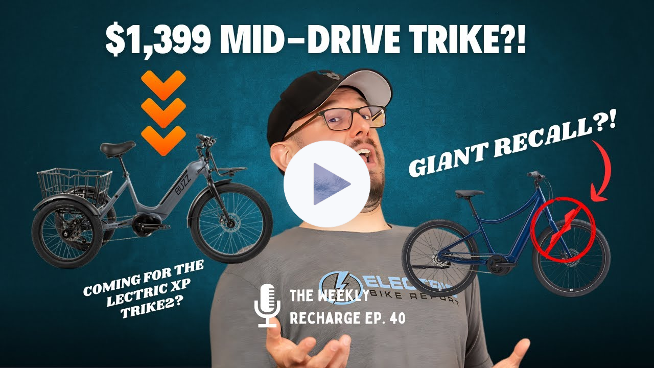 😱 Giant Recalls 6,000+ E-Bikes | Buzz's Budget Mid-Drive Trike Stuns! TWR Ep 40