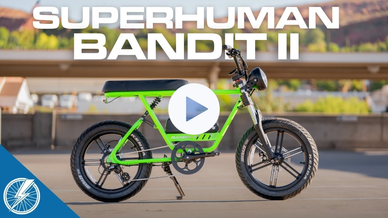 Superhuman (FLX) Bandit II Review 2024 | A head-Turning Moped E-Bike With Suspension!