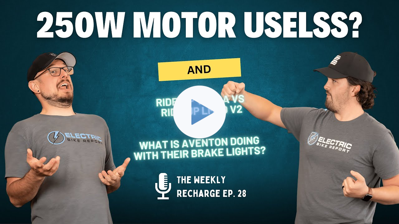 Does A 250W Motor Even Do Anything? Ride1Up Vorsa vs LMTD V2 & Aventon's Brake Lights! TWR Ep 28