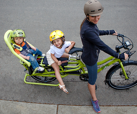 Electric bike family vehicle