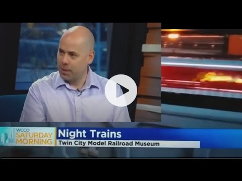 win City Model Railroad Museum - Night Trains - Brandon Jutz on WCCO Channel 4 TV