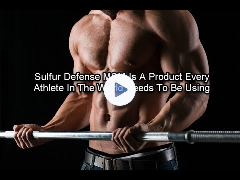 MSM Is A Critical Mineral That Every Pro Athlete or Anyone Into Sports Needs To Maximize Performance