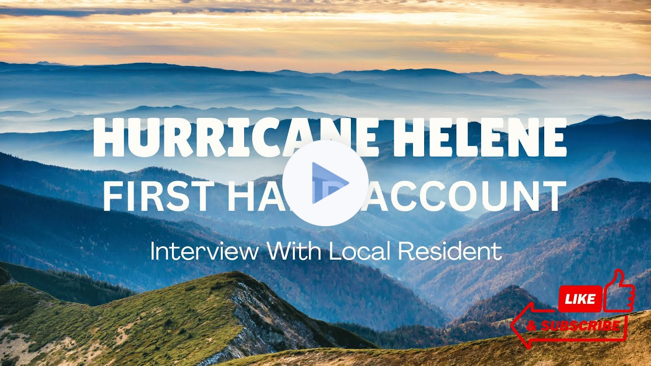 First-Hand Account of Hurricane Helene's Devastation in North Carolina | Interview With Local