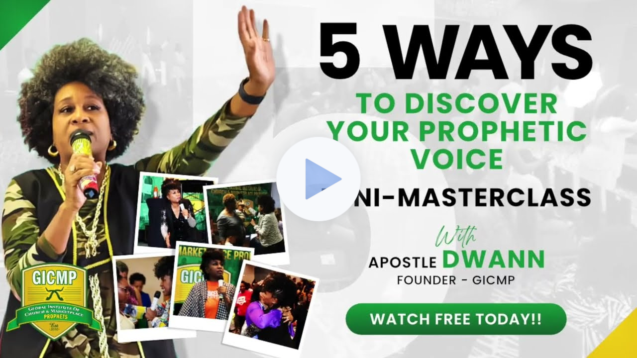 Unlock the Mysteries of Prophecy - Free Webinar Training with Apostle Holmes!