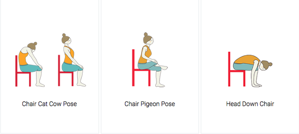 Chair Hip Opening Sequence