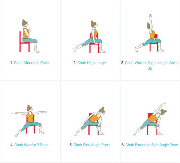 Chair Lunge Sequence