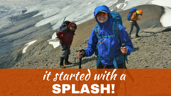 It started with a splash!