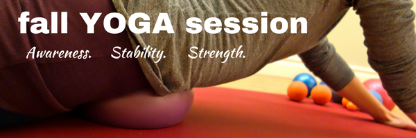 fall yoga session