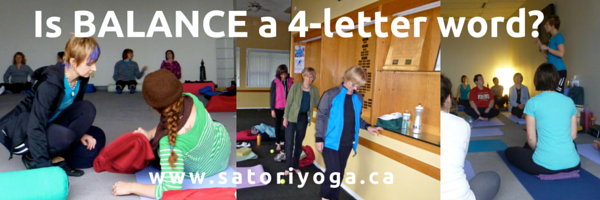 Let's chat about all things balance!