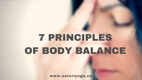 7 principles of body balance
