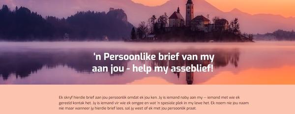 'n Persoonlike Brief