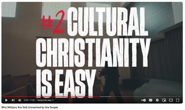 Cultural Christianity Is Easy