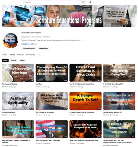 Scripture Educational Programs