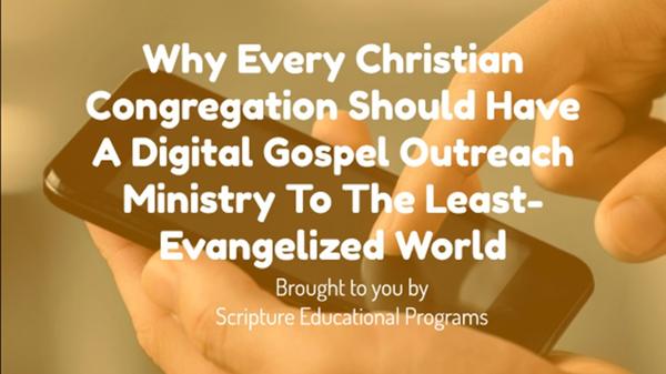 Why A Digital Outreach Ministry?