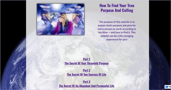 Secret Of God's Purpose