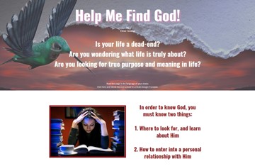 Help Me Find God Overview