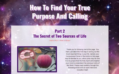 Secret Of God's Purpose - Part 2