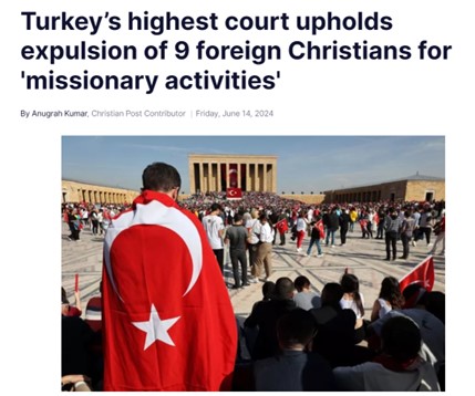 Turkey Expels Missionaries