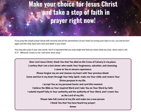 Taking A Step Of Faith