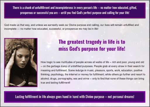 Secret Of God's Purpose - Part 1