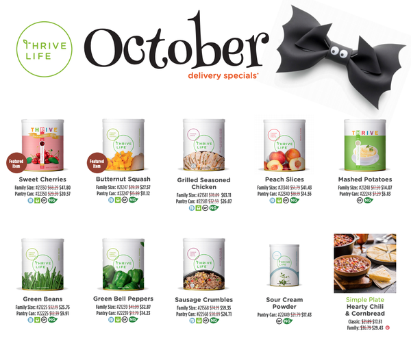 Thrive October Specials