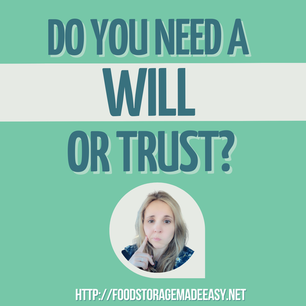 Do You Need a Will or Trust?