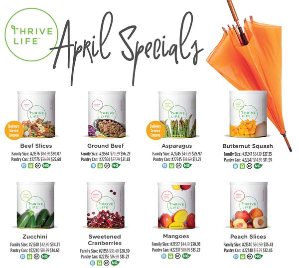 Thrive March Specials