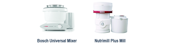 Bosch Universal Mixer and Nutrimill Plus Mill