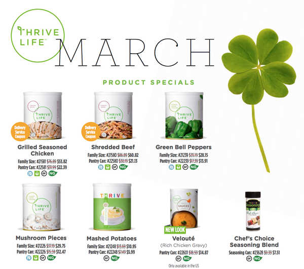 Thrive March Specials