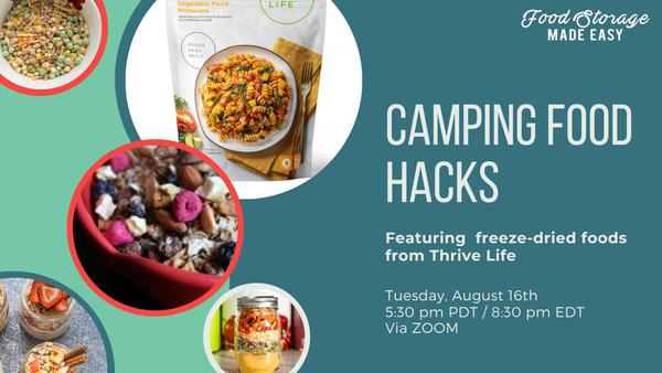 Camping Food Hacks Online Class