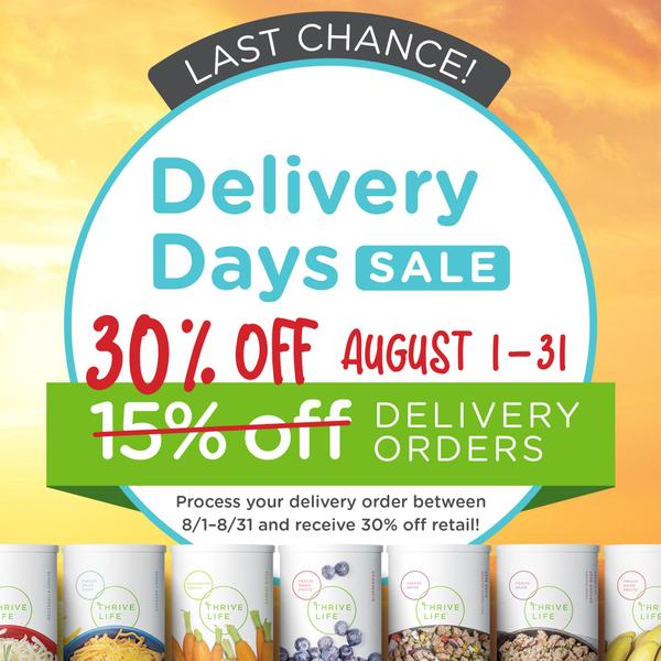 Delivery Days Sale
